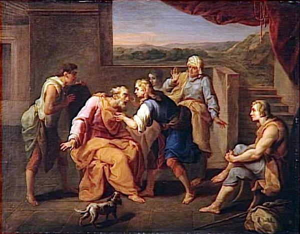 Bon Boullogne Return of Jephthae oil painting picture